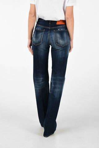 High Waist Stonewashed Palazzo DALMA ANGEL Jeans