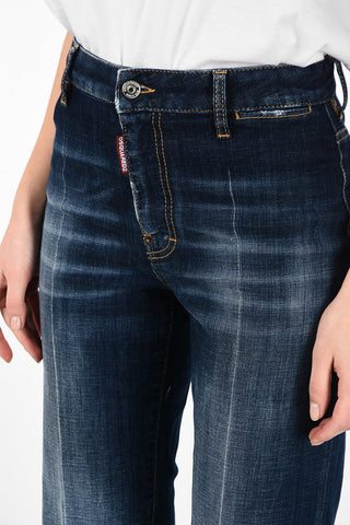 High Waist Stonewashed Palazzo DALMA ANGEL Jeans