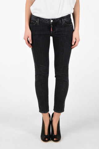 Jeans Slim Fit JENNIFER Cropped Vita Bassa