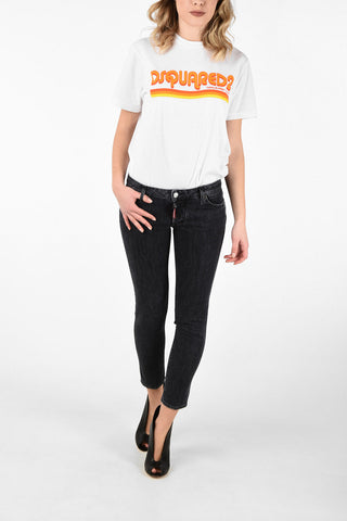 Jeans Slim Fit JENNIFER Cropped Vita Bassa