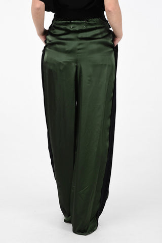 MM4 Drawstring Palazzo Pants With Side Band