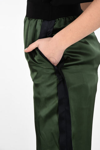 MM4 Drawstring Palazzo Pants With Side Band