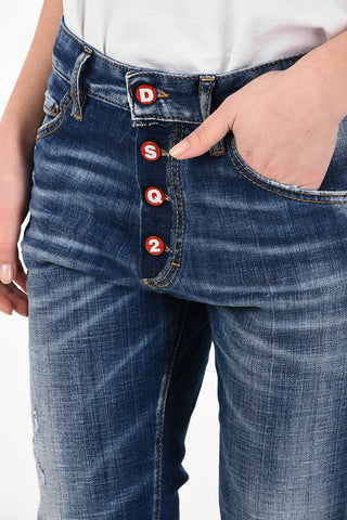 Low Waist Stonewashed SKINNY DAN Jeans