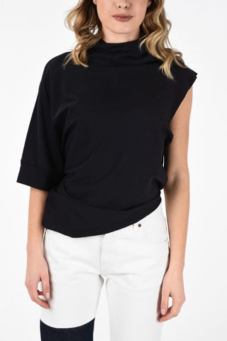 MM1 Turtleneck Asymmetrical T-shirt