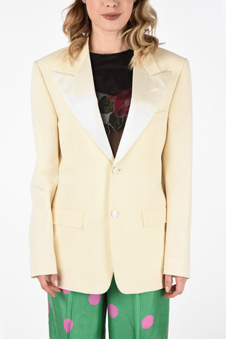 MM0  peak lapel Virgin Wool 2-Button tuxedo jacket