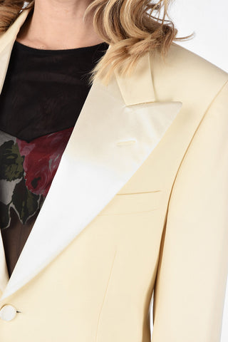 MM0  peak lapel Virgin Wool 2-Button tuxedo jacket