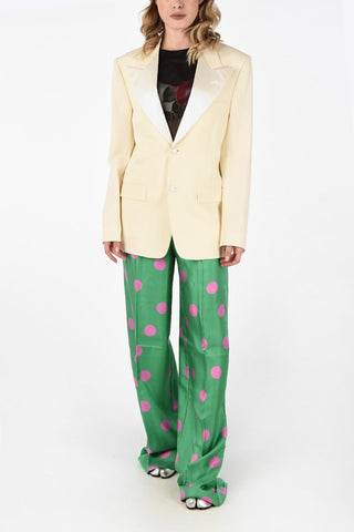 MM0  peak lapel Virgin Wool 2-Button tuxedo jacket