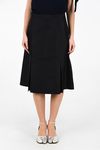 MM0 Silk A-Line Skirt with Side Pockets
