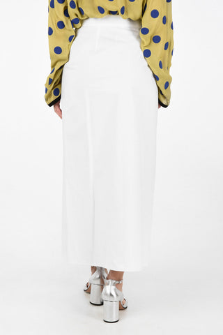 MM6 Striped Maxi Wrap Skirt