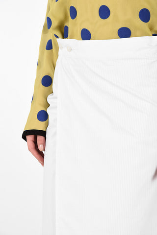 MM6 Striped Maxi Wrap Skirt