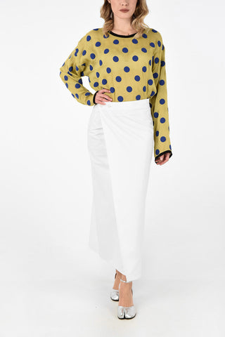 MM6 Striped Maxi Wrap Skirt