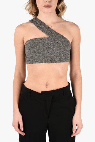 MM1 One Shoulder Crop Top