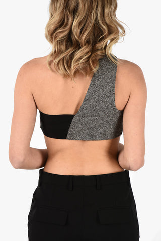 MM1 One Shoulder Crop Top