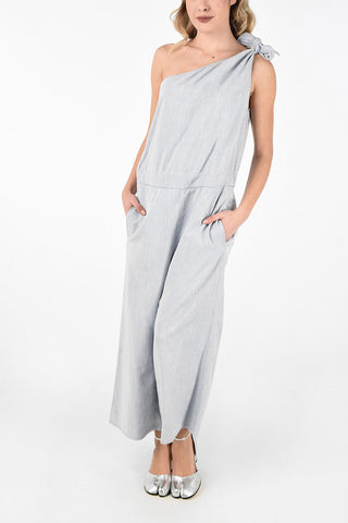 MM6 Side Pockets One Shoulder Jumpsuit