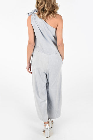 MM6 Side Pockets One Shoulder Jumpsuit