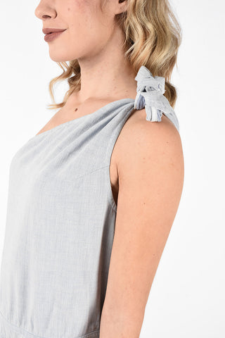 MM6 Side Pockets One Shoulder Jumpsuit