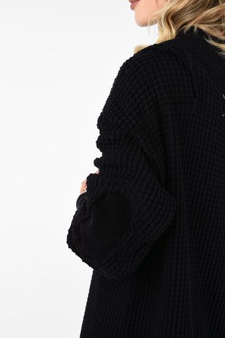 MM4 V-Neck Knit Oversize Dress