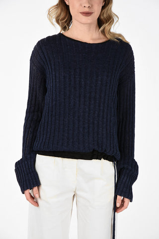 MM1 Flax Cable Knit Oversize Sweater