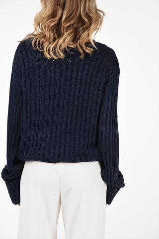 MM1 Flax Cable Knit Oversize Sweater