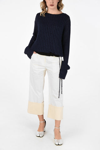 MM1 Flax Cable Knit Oversize Sweater