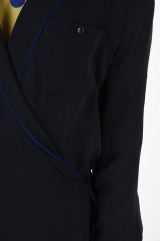MM4 Silk Wrap Blouse