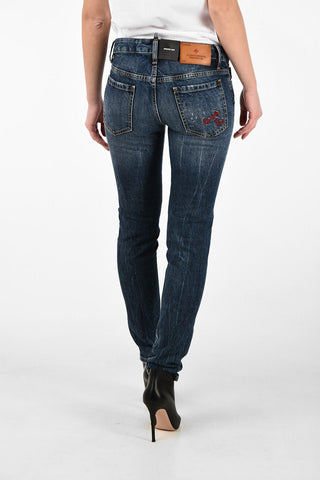 Stonewashed JENNIFER Slim Fit Jeans
