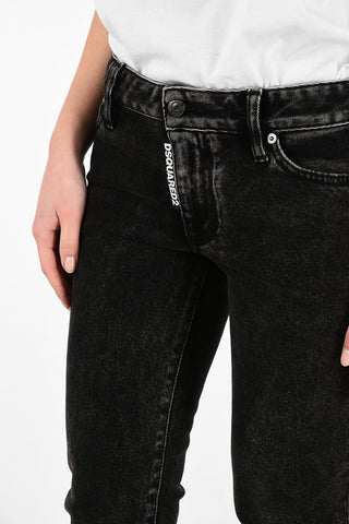 Mid-rise waist skinny fit jeans