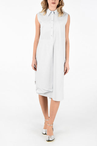 MM6 Sleeveless Asymmetrical Shirtdress