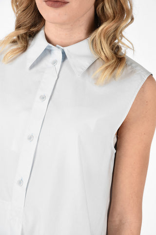 MM6 Sleeveless Asymmetrical Shirtdress