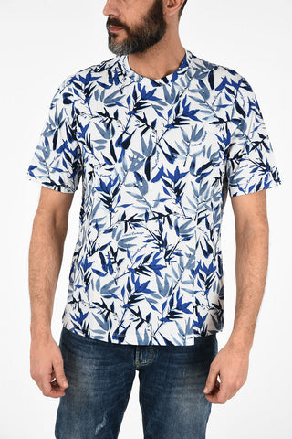 ARMANI EXCHANGE Leaf-Print T-shirt