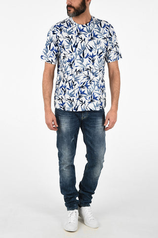 ARMANI EXCHANGE Leaf-Print T-shirt