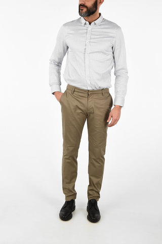 ARMANI EXCHANGE Slim Fit Herringbone P41 Chino Pants