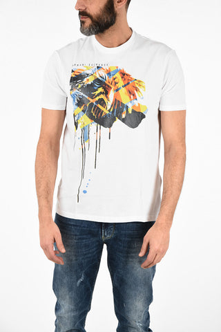 ARMANI EXCHANGE Eagle-Print Jersey T-shirt