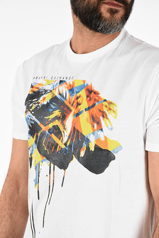 ARMANI EXCHANGE Eagle-Print Jersey T-shirt