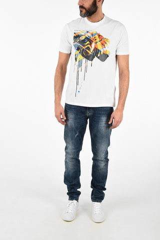 ARMANI EXCHANGE Eagle-Print Jersey T-shirt