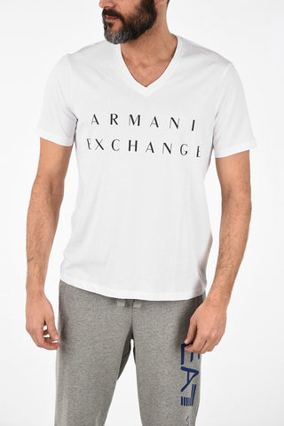 ARMANI EXCHANGE Logo-Print Jersey T-shirt
