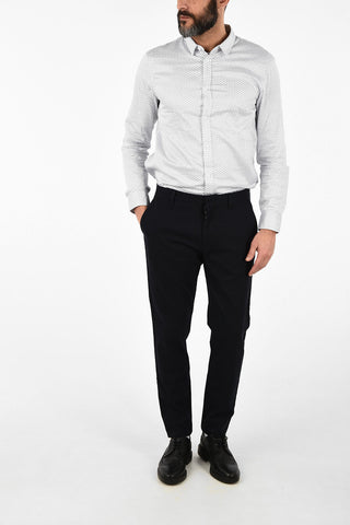 ARMANI JEANS Mid-Waist Chino Pants