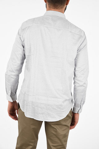 ARMANI EXCHANGE Classic Collar Regular Fit Polka Dots Shirt