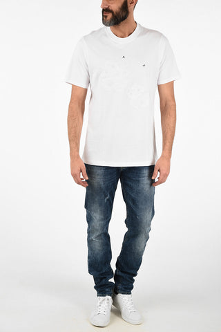 ARMANI EXCHANGE Dragon- Embroidery Jersey T-shirt
