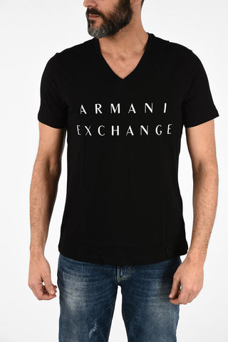 ARMANI EXCHANGE Logo-Print Jersey T-shirt