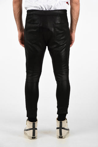 Pantalone Biker Slim Fit in Ecopelle
