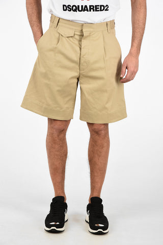 Shorts in Denim Stretch a Vita Regolare