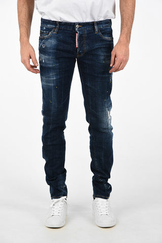 16cm Vintage Effect SLIM FIT Jeans 