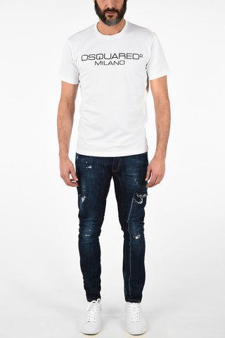 Jersey COOL FIT T-shirt with Logo-Print