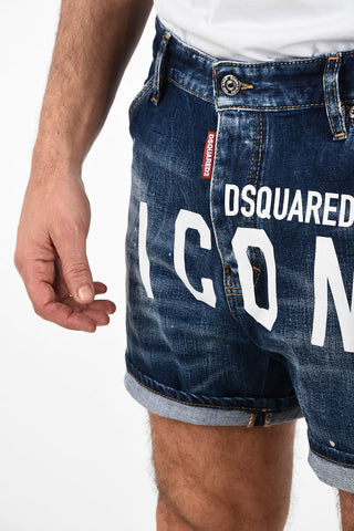 ICON Stonewashed DAN COMMANDO Shorts