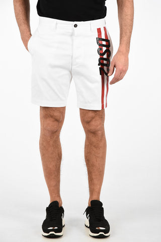 Cotton Stretch Shorts with Ecoletaher Side Band