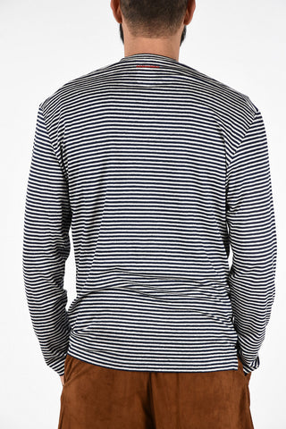 Striped Flax NEW HETERO GUY FIT T-shirt