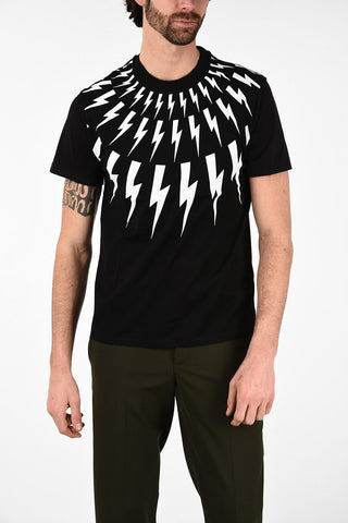 Cotton THUNDERBOLT Slim Fit T-Shirt
