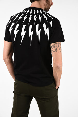Cotton THUNDERBOLT Slim Fit T-Shirt