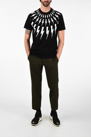 Cotton THUNDERBOLT Slim Fit T-Shirt